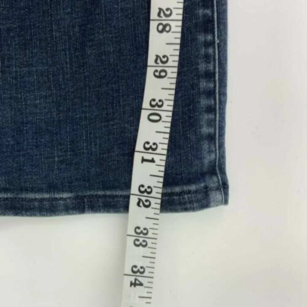NYDJ Blue Marilyn Straight Leg Jeans 4